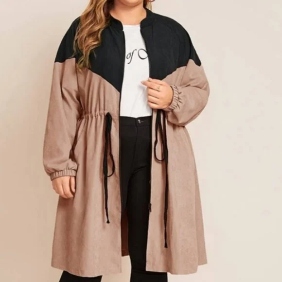 Two Tone Long Drawstring Waist - Picture 11 of 11